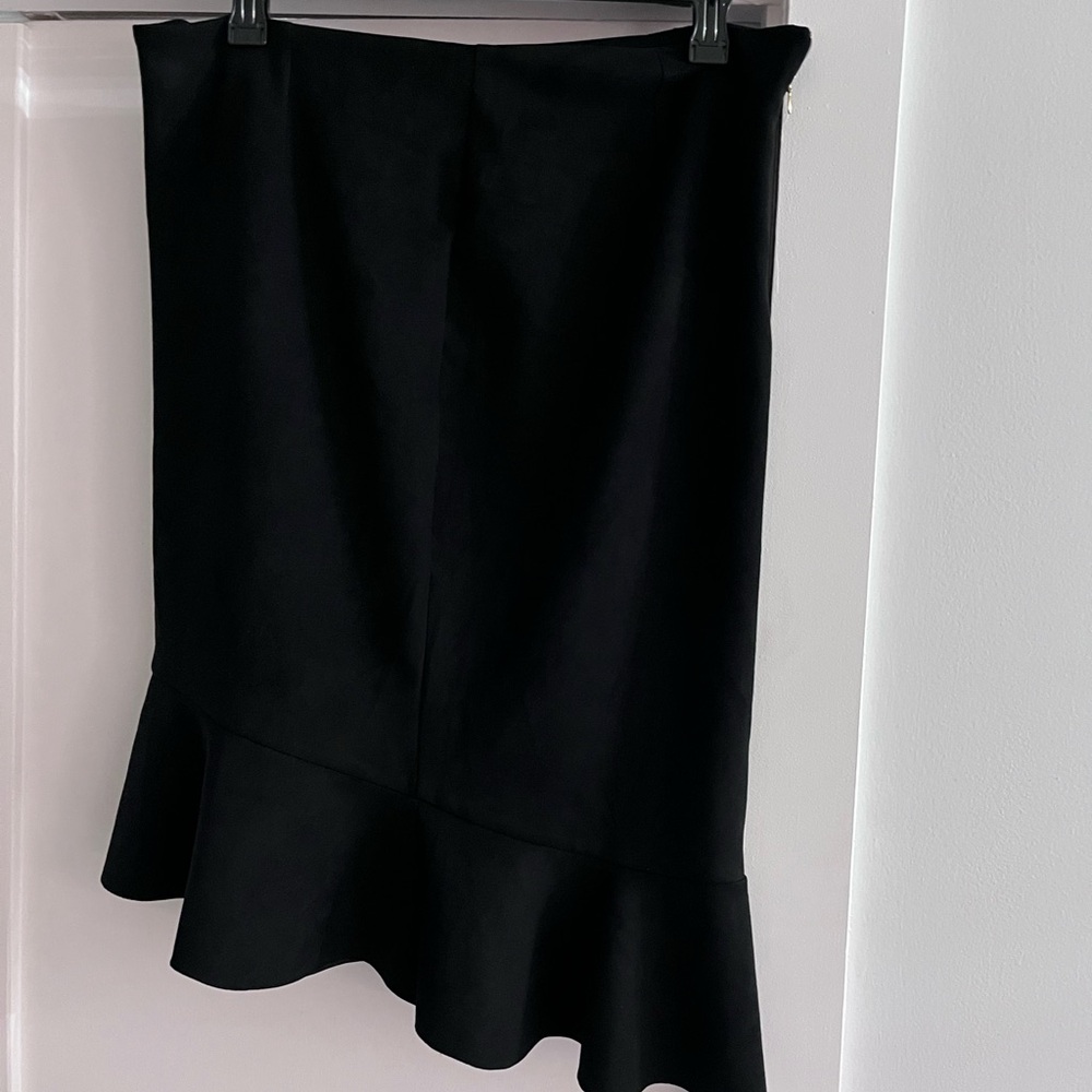 Sueded asymmetrical skirt sz xl never worn